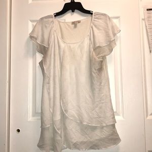 White and Gold blouse